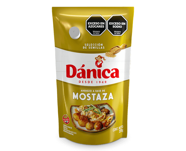 MOSTAZA DANICA DOY PACK X 220 GR