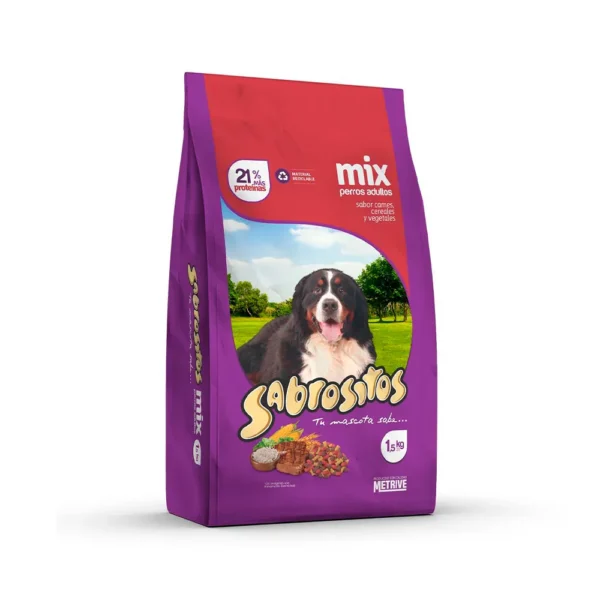 ALIMENTO SABROSITOS ADULTO CARNES, CEREALES Y VEGETALES