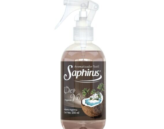 Saphirus Textil Coco y Vainilla 250ml, Saphirus Desodorantes