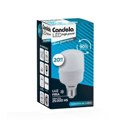 Led Bulbo High Pw T80 20W Fría Candela