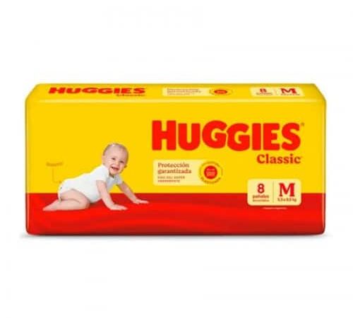 Huggies Pañal Classic M X 8 Unidades