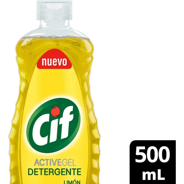 CIF DETERGENTE ACTIVE X 500M LIMON