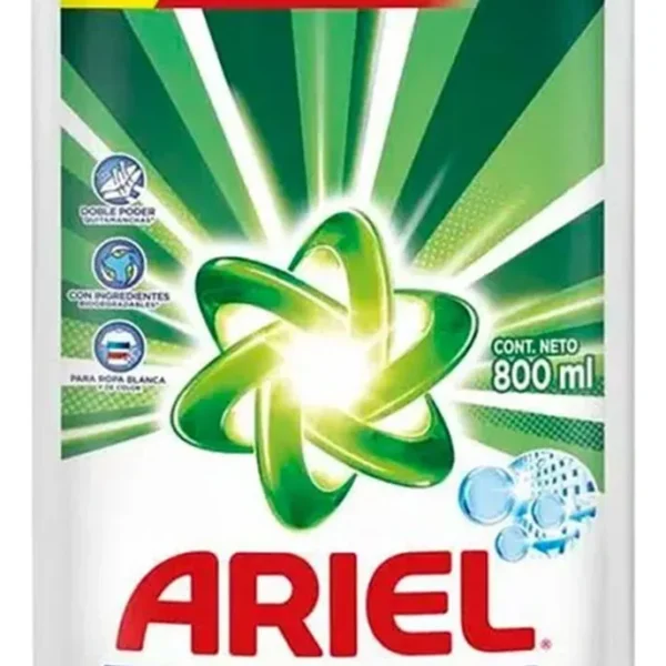 JABÓN PARA LA ROPA SUELTO. ARIEL 100ML(10 UNIDADES HACEN EL LITRO)
