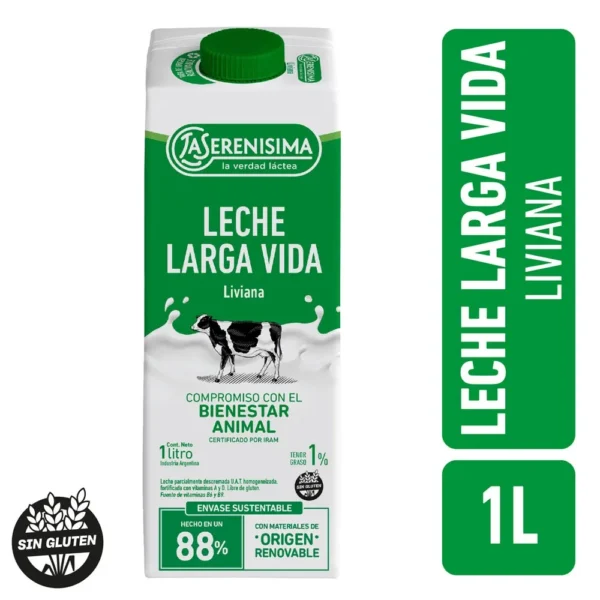 Leche La Serenisima Liviana 1% 1L