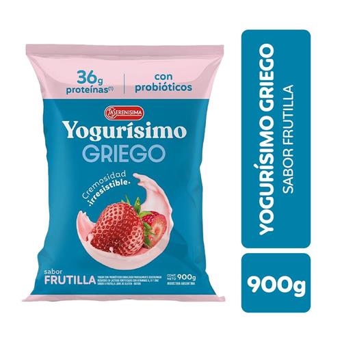 YOGUR GRIEGO LA SERENISIMA X 900ML SABOR FRUTILLA