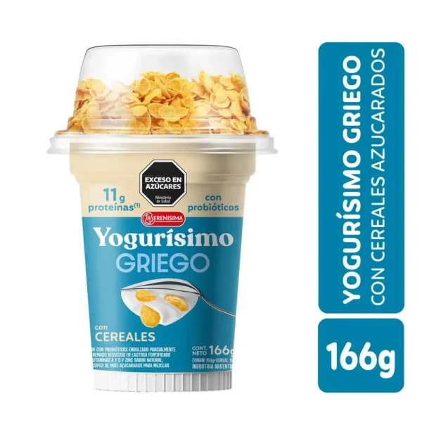 YOGUR GRIEGO  CON CEREAL X168