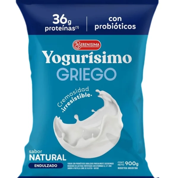 YOGUR GRIEGO LA SERENISIMA X 900ML SABOR NATURAL