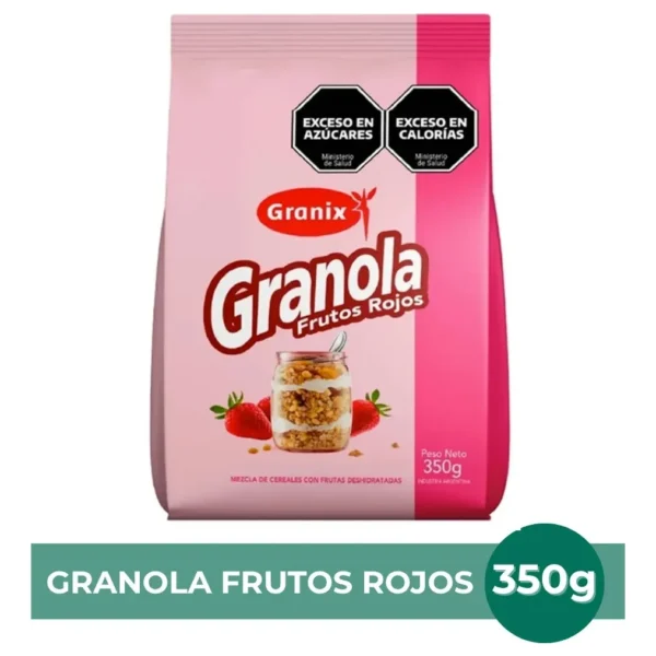 CEREAL GRANIX GRANOLA GRUTOS ROJOS X350G