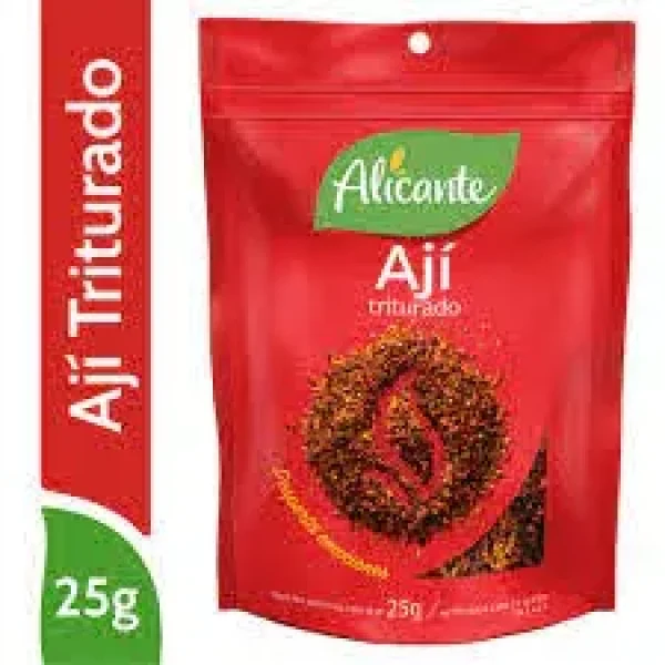 Ají Triturado x25 grs ALICANTE