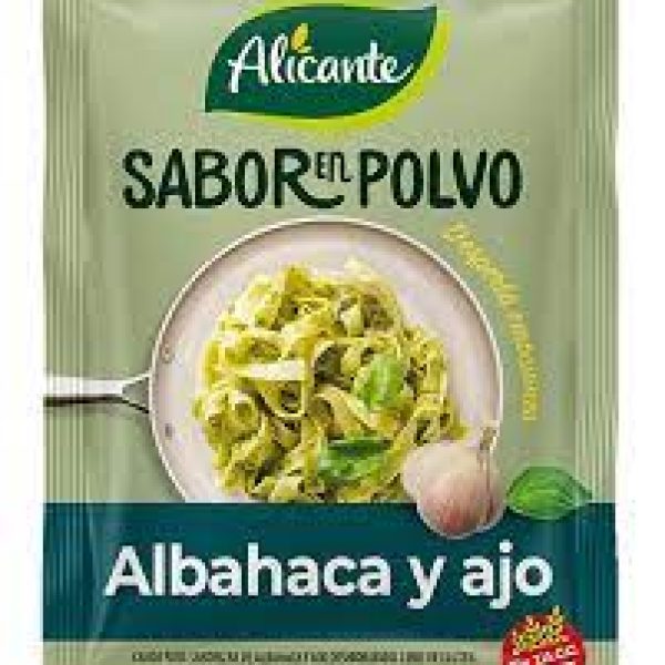 Alicante Sabor en Polvo Albahaca y Ajo 7.5g