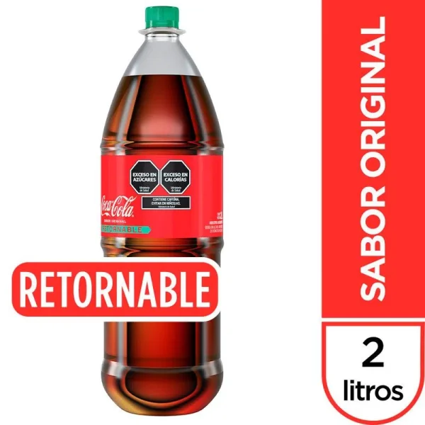 Gaseosa Coca Cola sabor original 2 l.