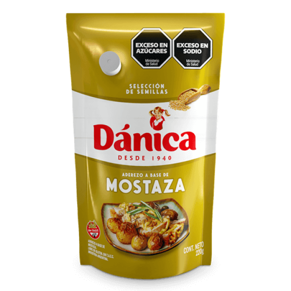 MOSTAZA DANICA DOY PACK X 220 GR