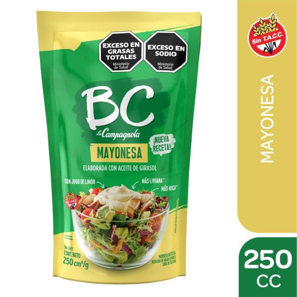 Mayonesa BC La Campagnola light 250 g.