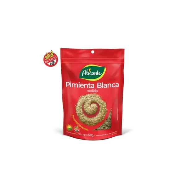 Pimienta Blanca Alicante Molida X50gr