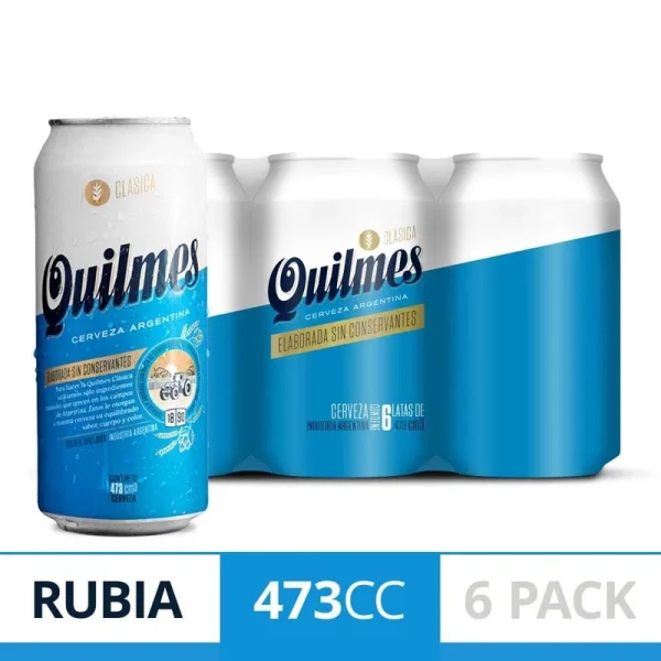 Quilmes Rubia Lata 473ml