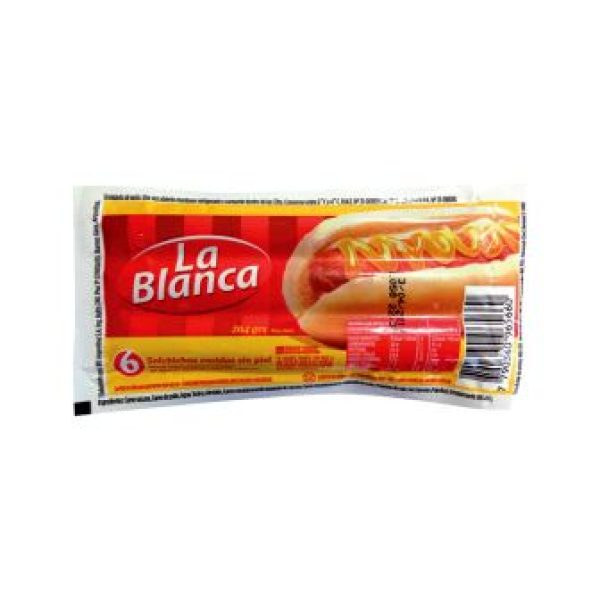 SALCHICHA LA BLANCA X 6U