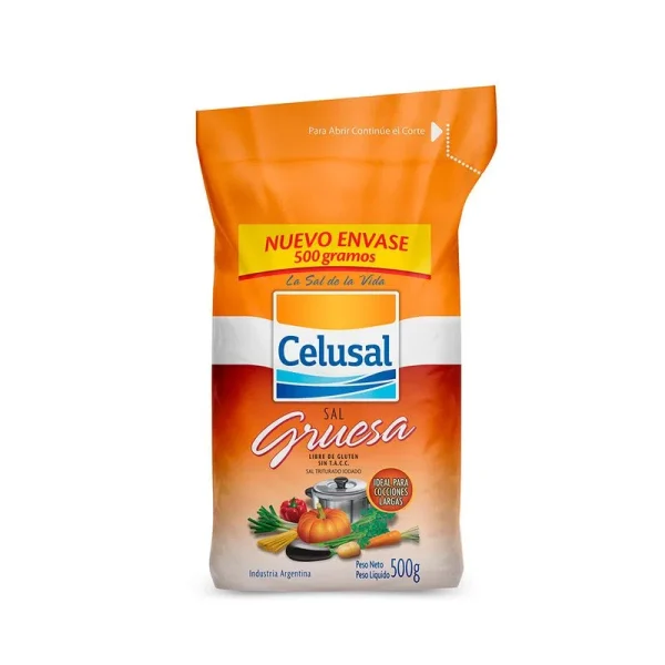 Sal Celusal Gruesa X500gr