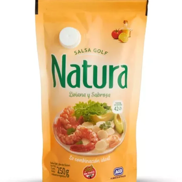 Salsa golf Natura sin TACC en doypack 250 ml